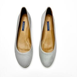 Margaux The Limited Classic Calf Hair Ballet Flat Leather Grey Size 40 / 9.5